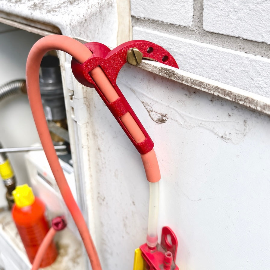 Magnetic Hook UGauge/Manometer Hose Holder
